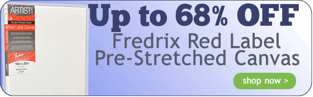 Up to 66% OFF Fredrix Red Label Canvas